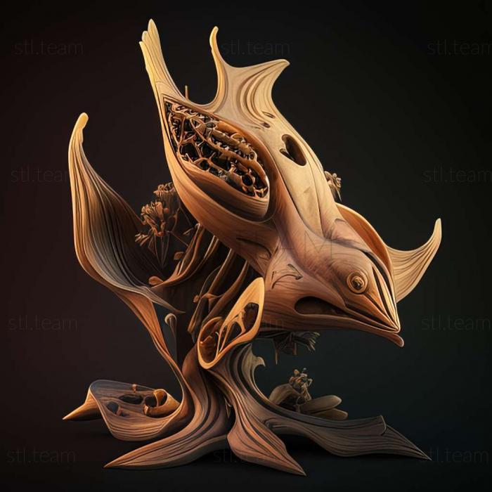 3D model Gyrophaena lobata (STL)